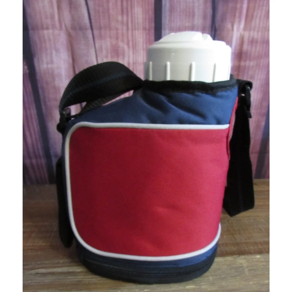 VTG Igloo SoftMate Flip & Sip Water Bottle Insulated Carrier Multicolor Set Y2K